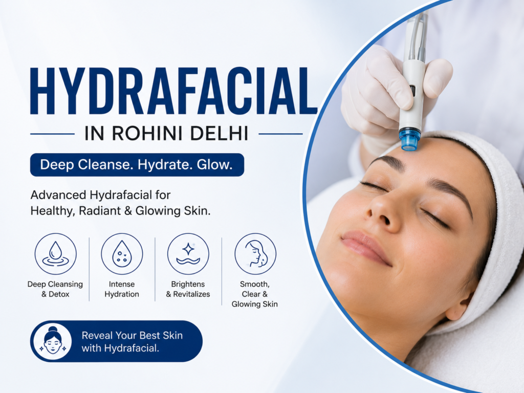 HydraFacial in Rohini Delhi treatment for glowing skin