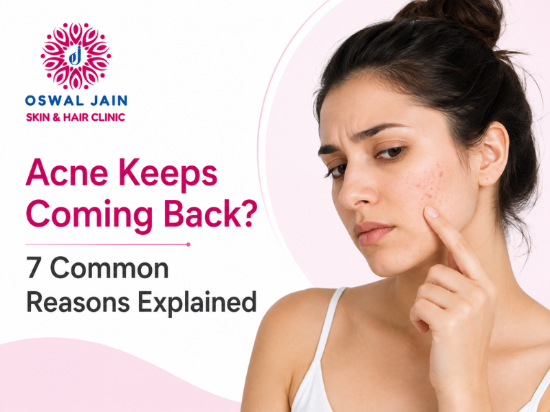 Acne that keeps coming back and common causes