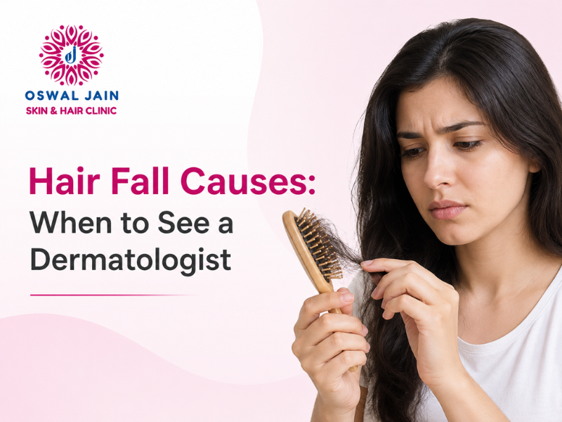 Hair fall causes and early signs of hair loss