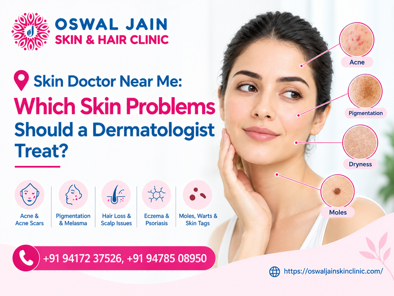 Skin doctor near me for common skin, hair and nail problems