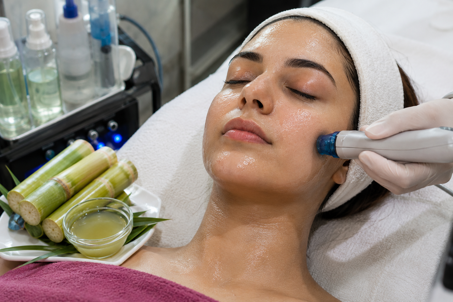 Sugarcane Hydrafacial